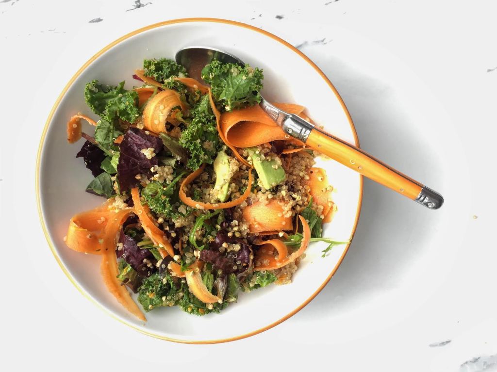 crunchy-buckwheat-carrot-quinoa-salad-turmeric-dressing-shelley-k-recipes